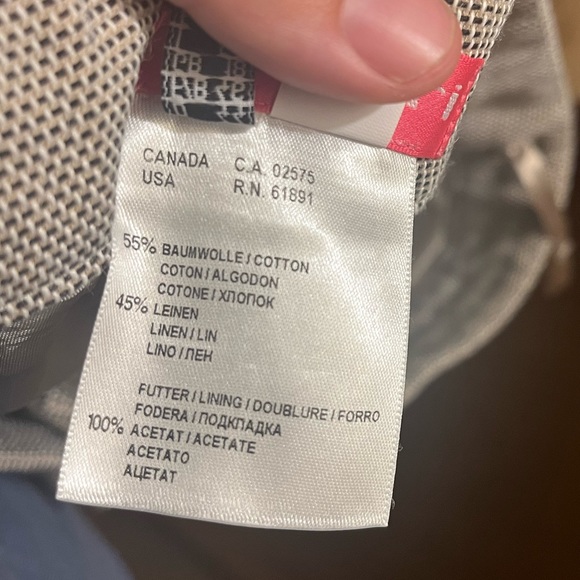 Linen / Cotton Blend Dress Pants NWOT - Picture 4 of 5